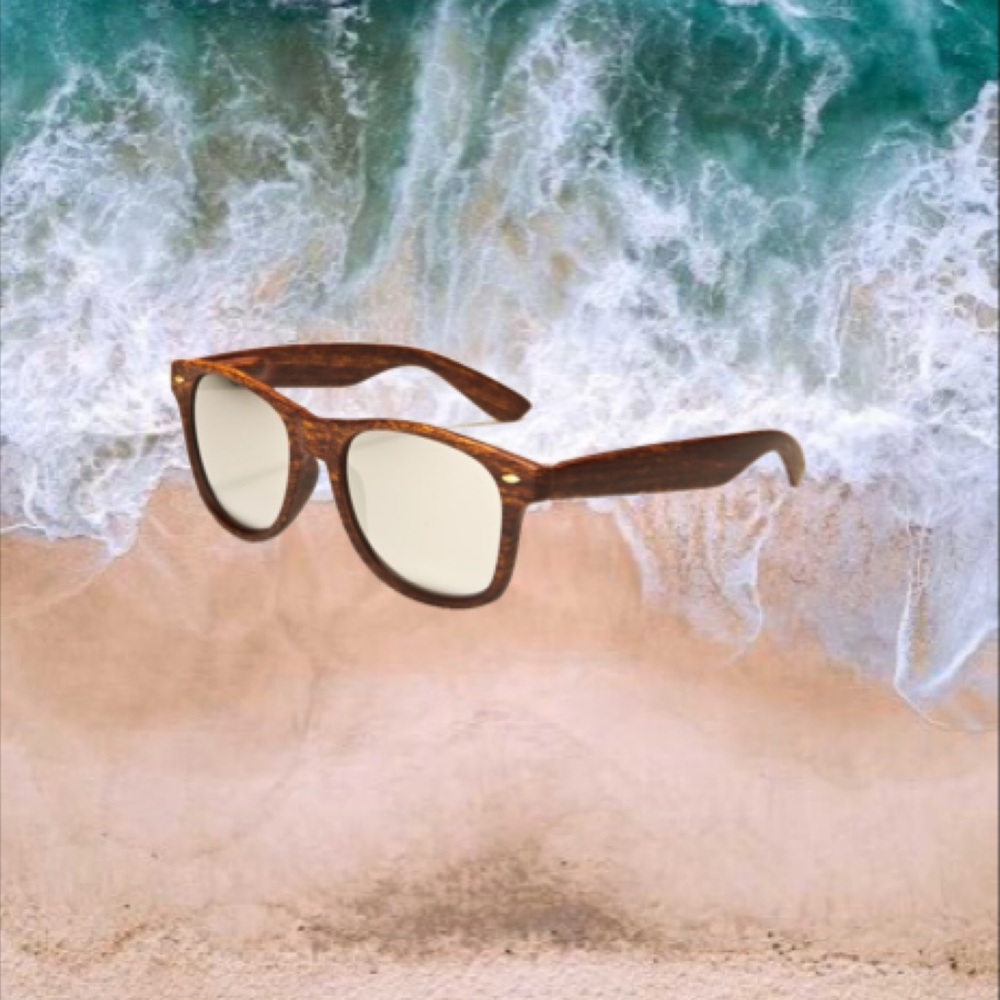 ⭐️2/$15 Wood Effect Wayfarer Sunglasses